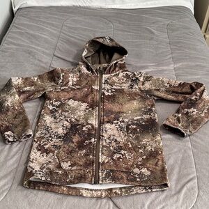 RedHead Kids Camo Strata Hoodie - Brown, Green, Tan Sz L